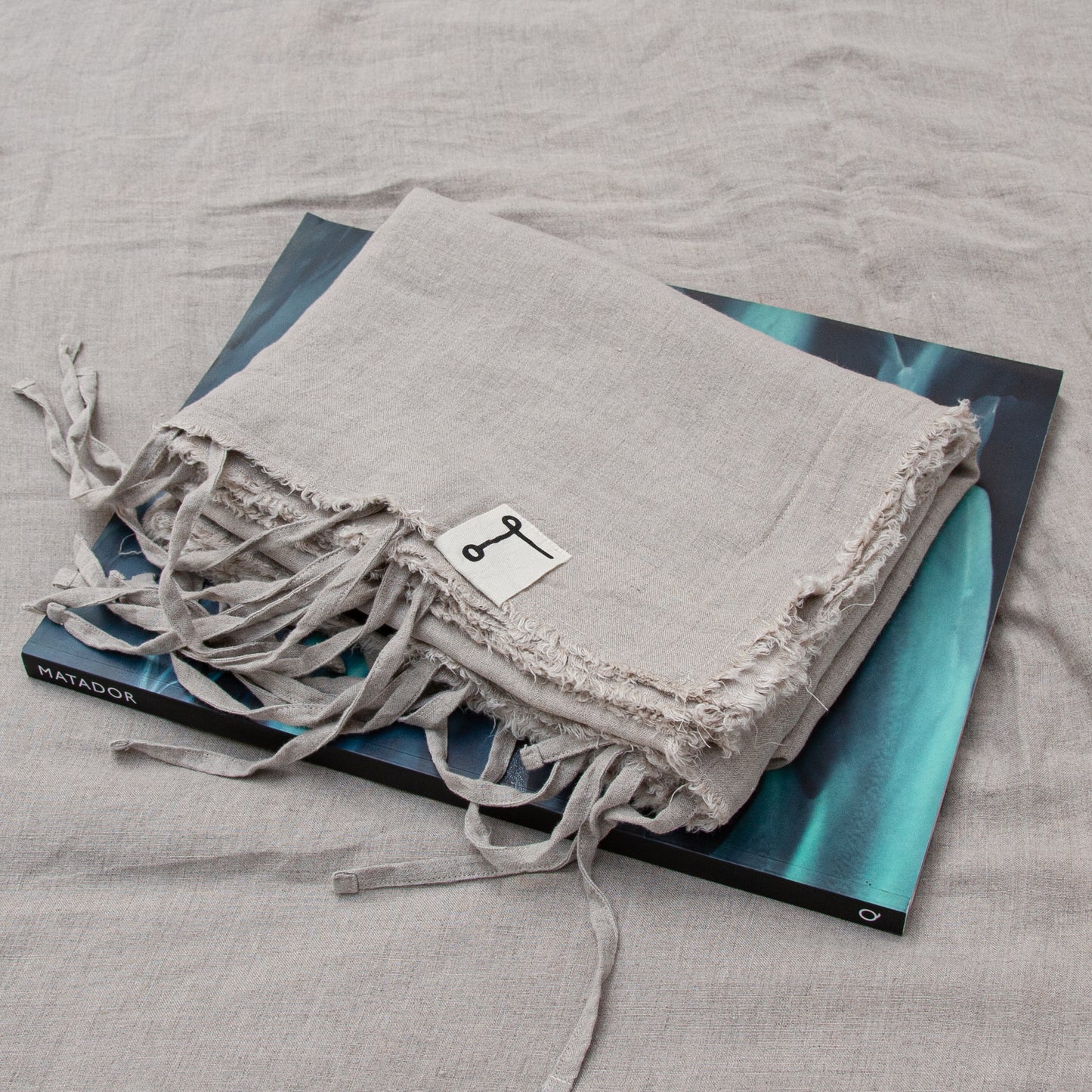 Fundas de almohada de lino natural