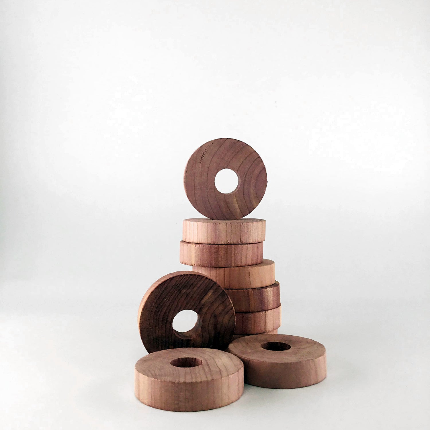 Aros para perchas contra polillas.