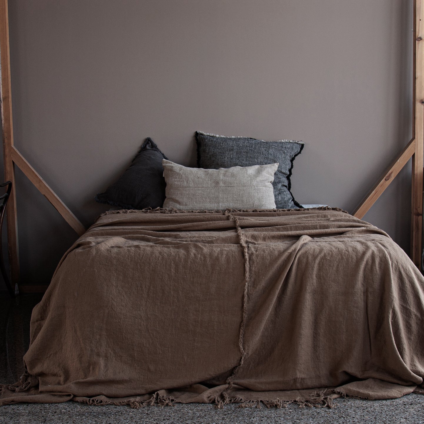 Colchas de lino lavado MARRAKECH