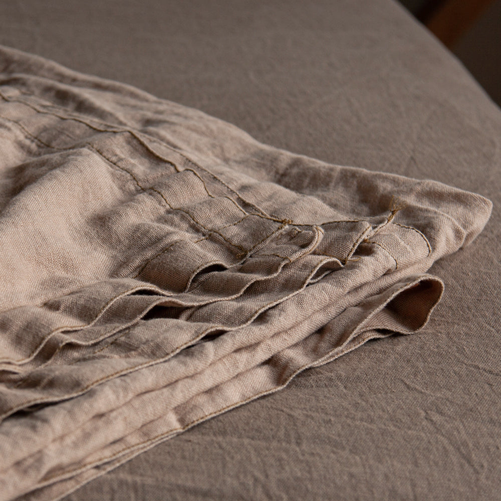 Colchas de lino lavado VINTAGE