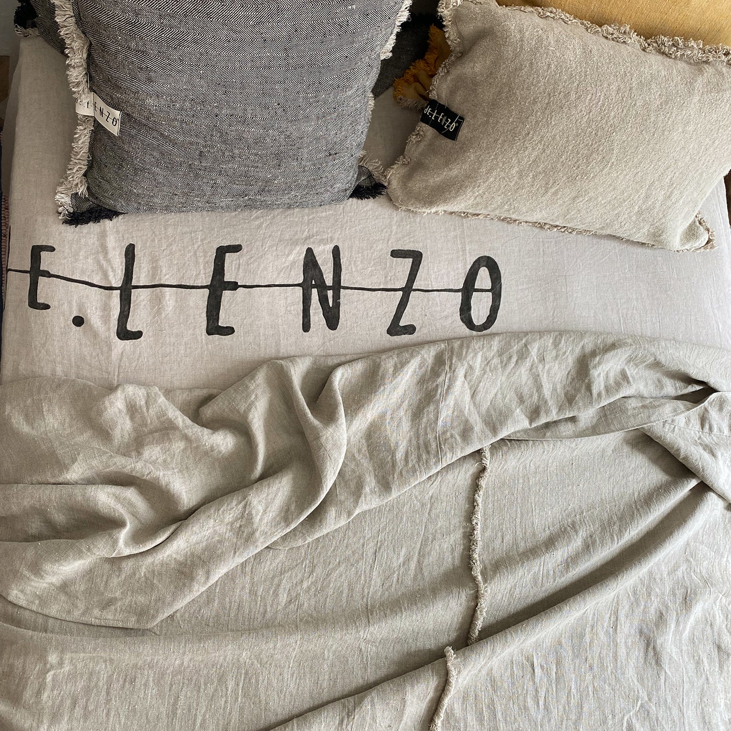 Colchas de lino lavado MARRAKECH