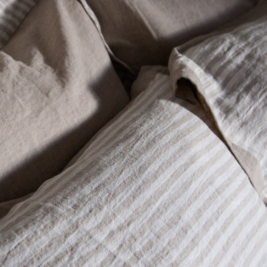 Funda de almohadas de lino TABARCA - dE.LENZO 