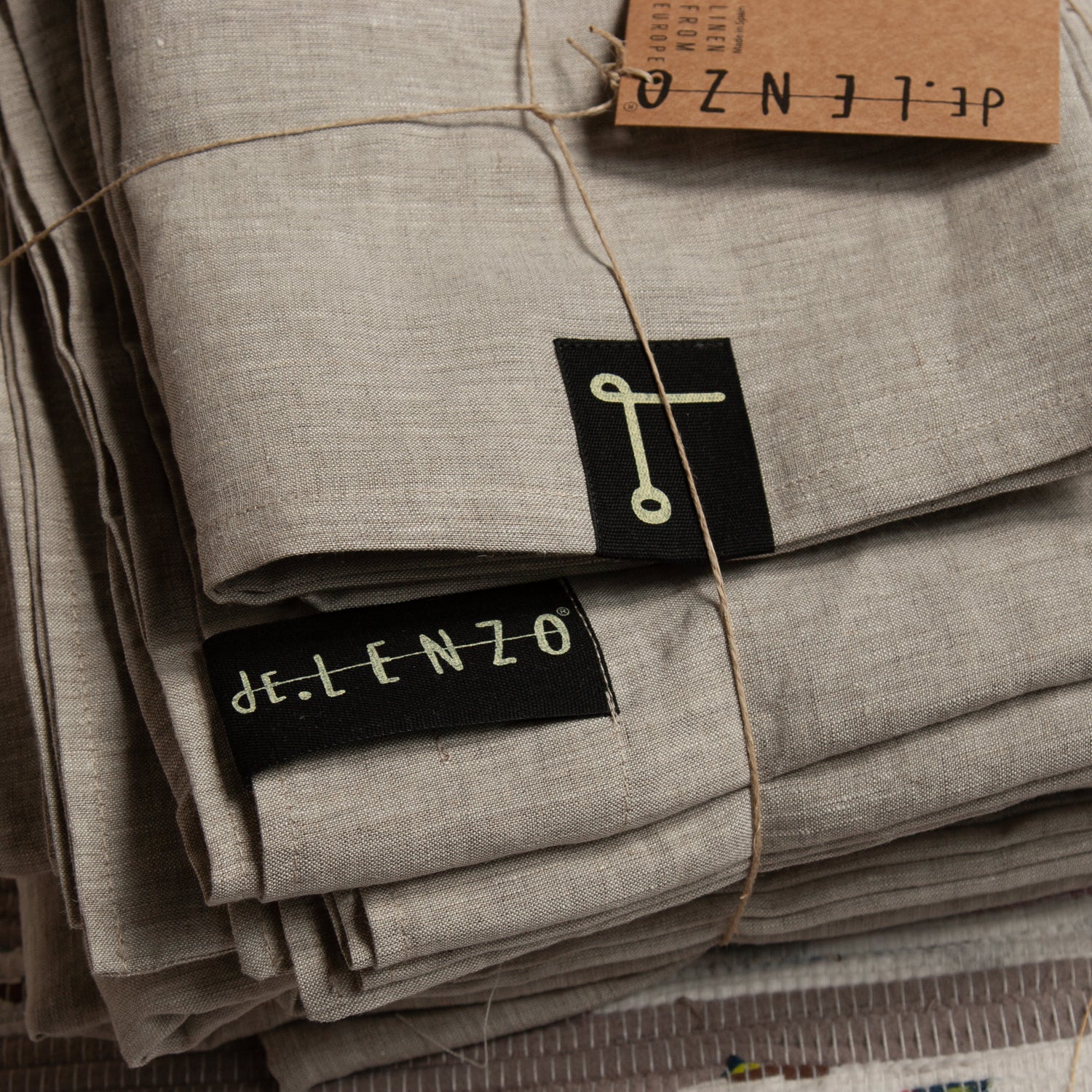 Funda nórdica lino lavado natural RÚSTICO