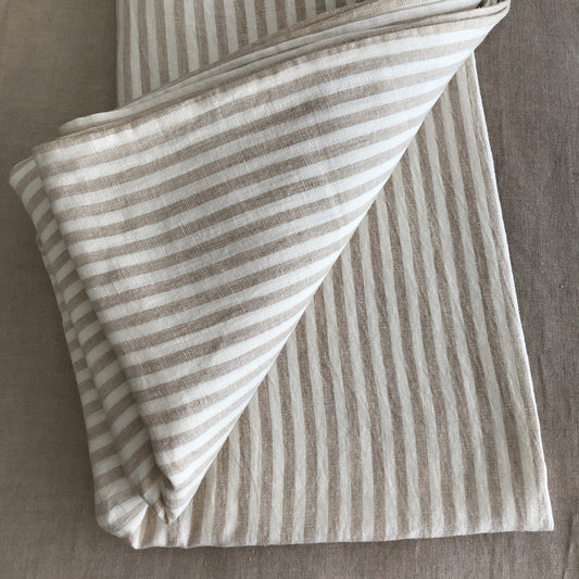 Funda Nórdica de rayas de lino