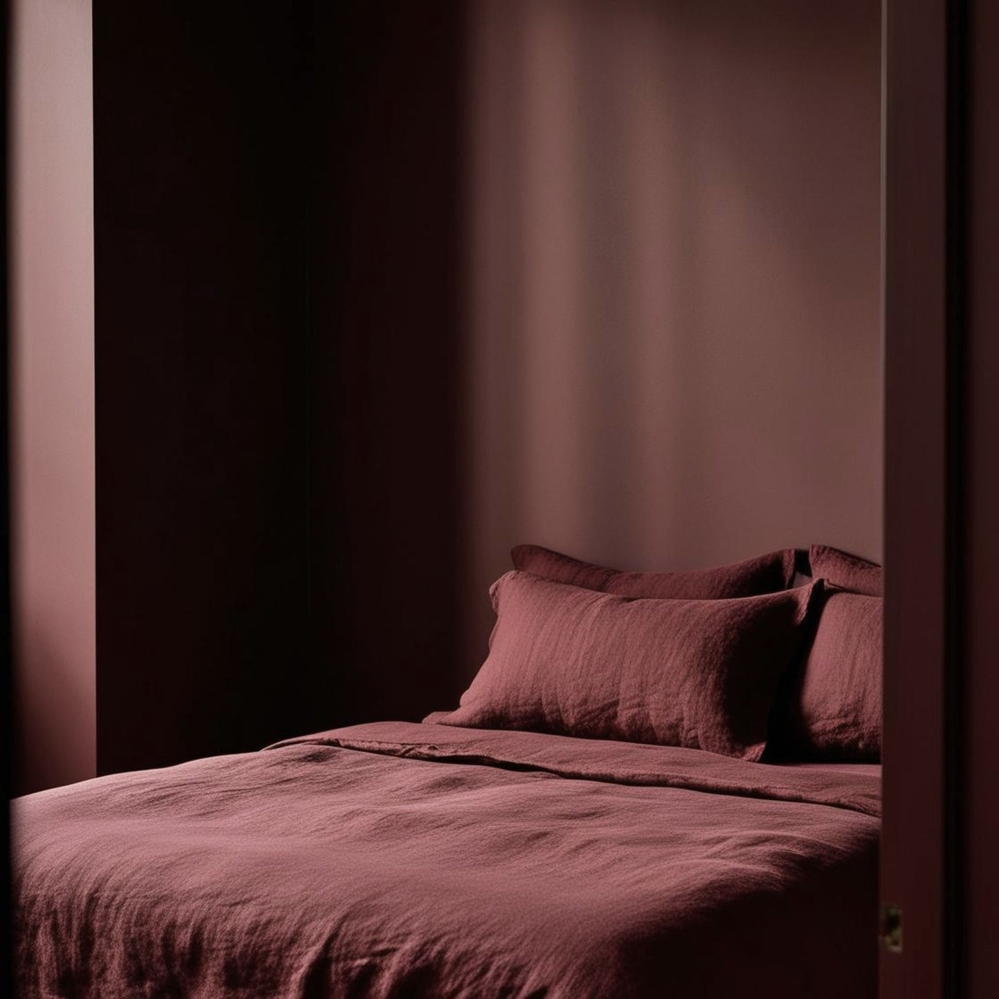 Juego completo lino BURDEOS-190gr/m2