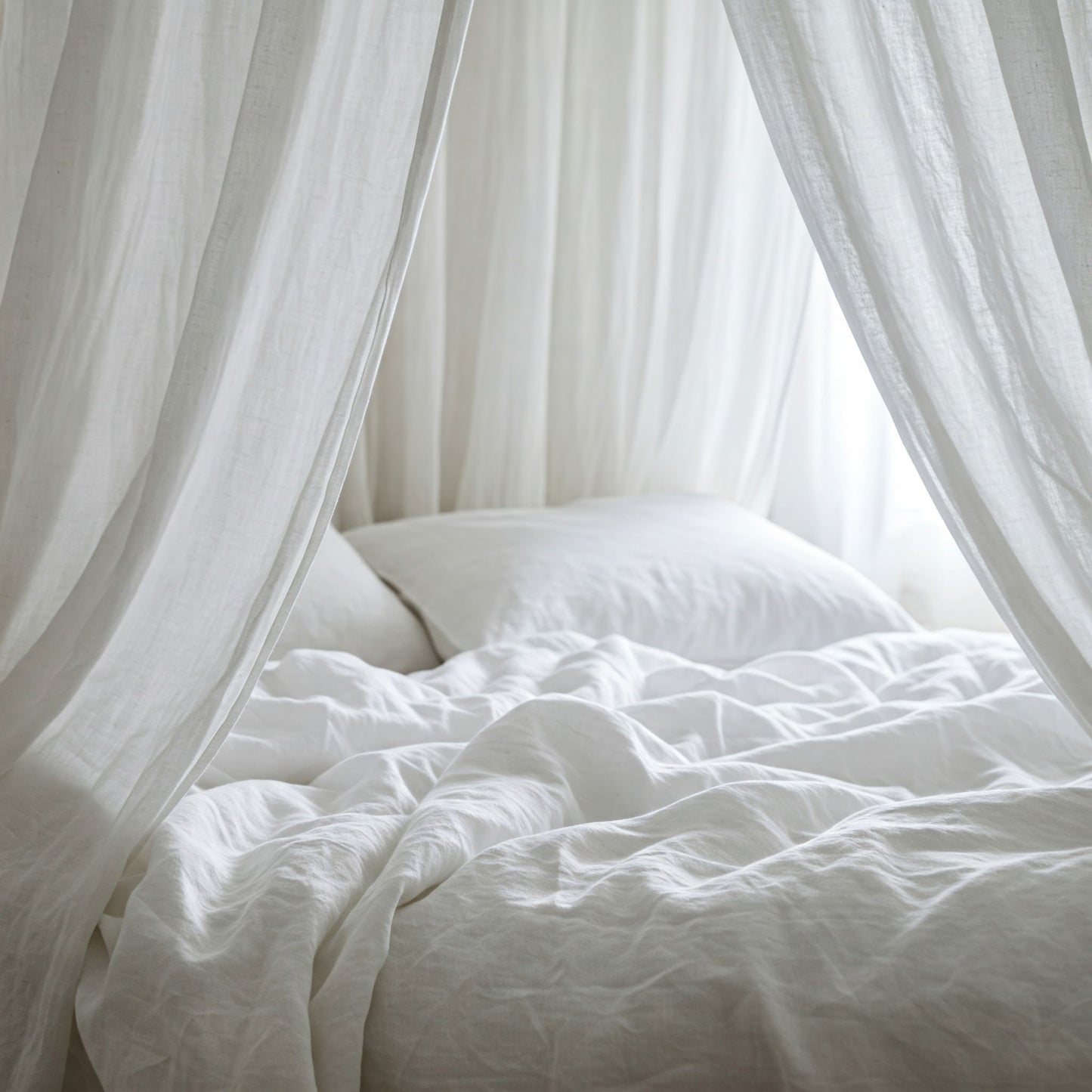 Juego completo lino BLANCO óptico rústico-180gr/m2