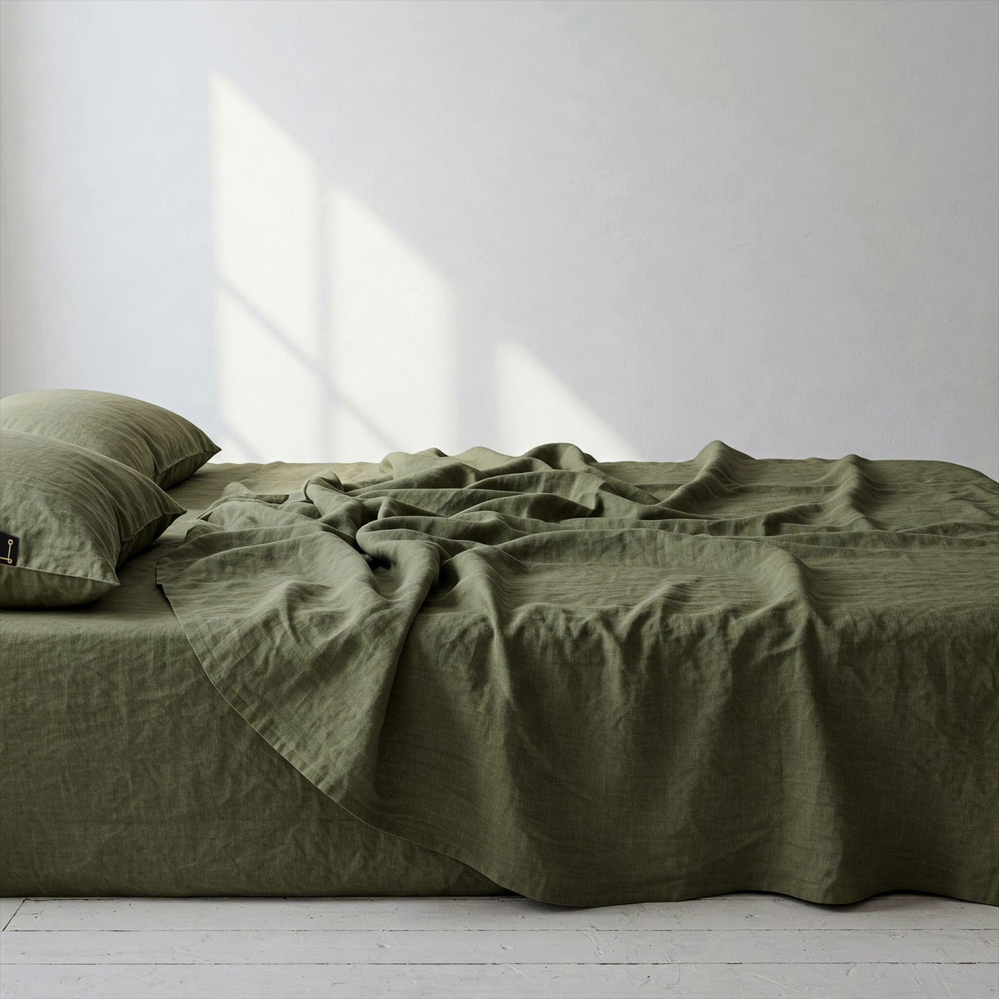Juego de sábanas de lino OLIVE BRANCH-170gr/m2
