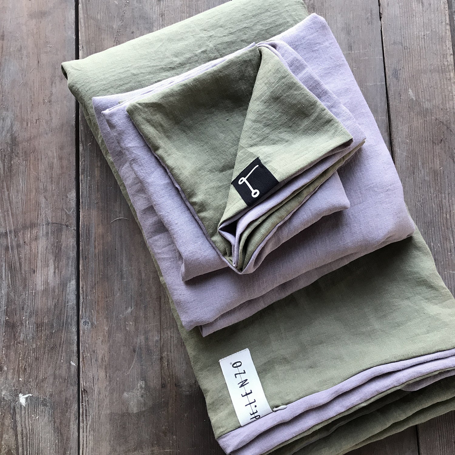 Funda nórdica lino MALVA&OLIVO