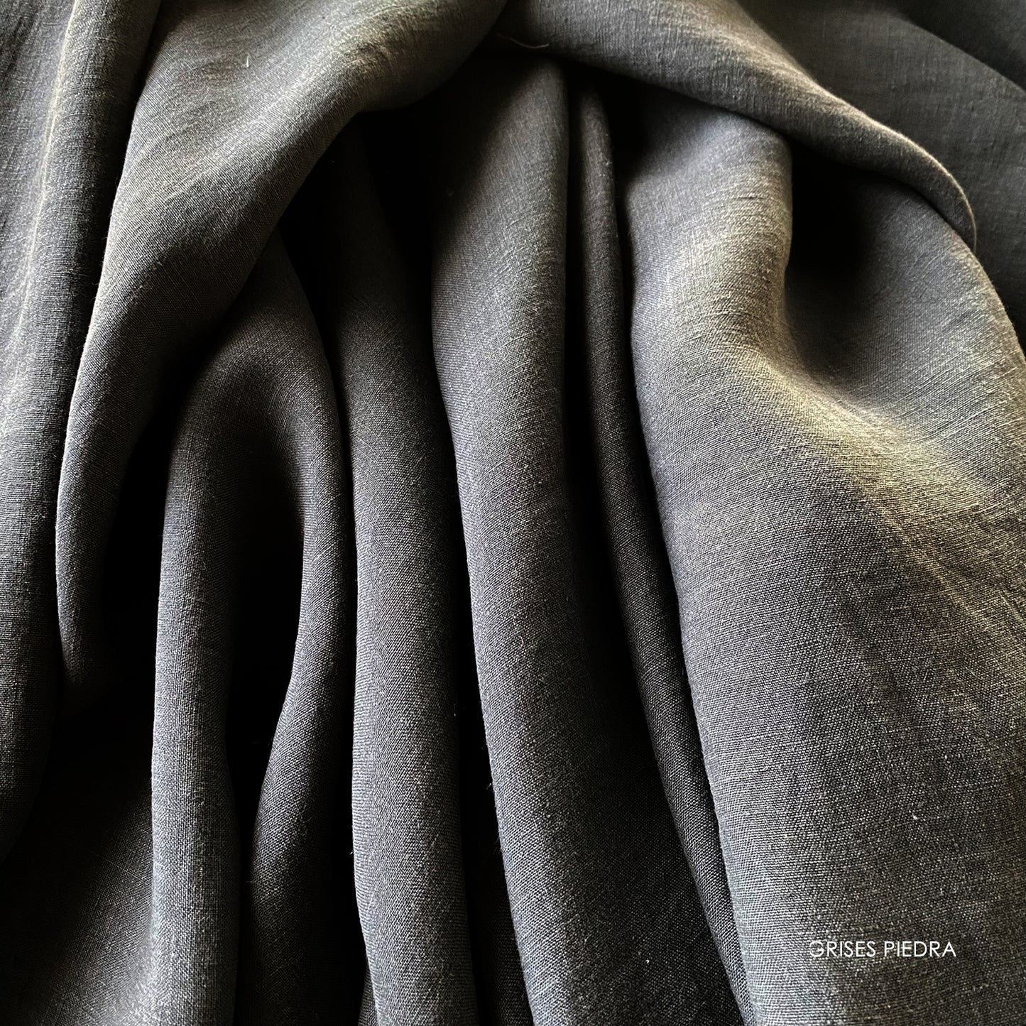 Juego de sábanas de lino GRIS-170gr/m2