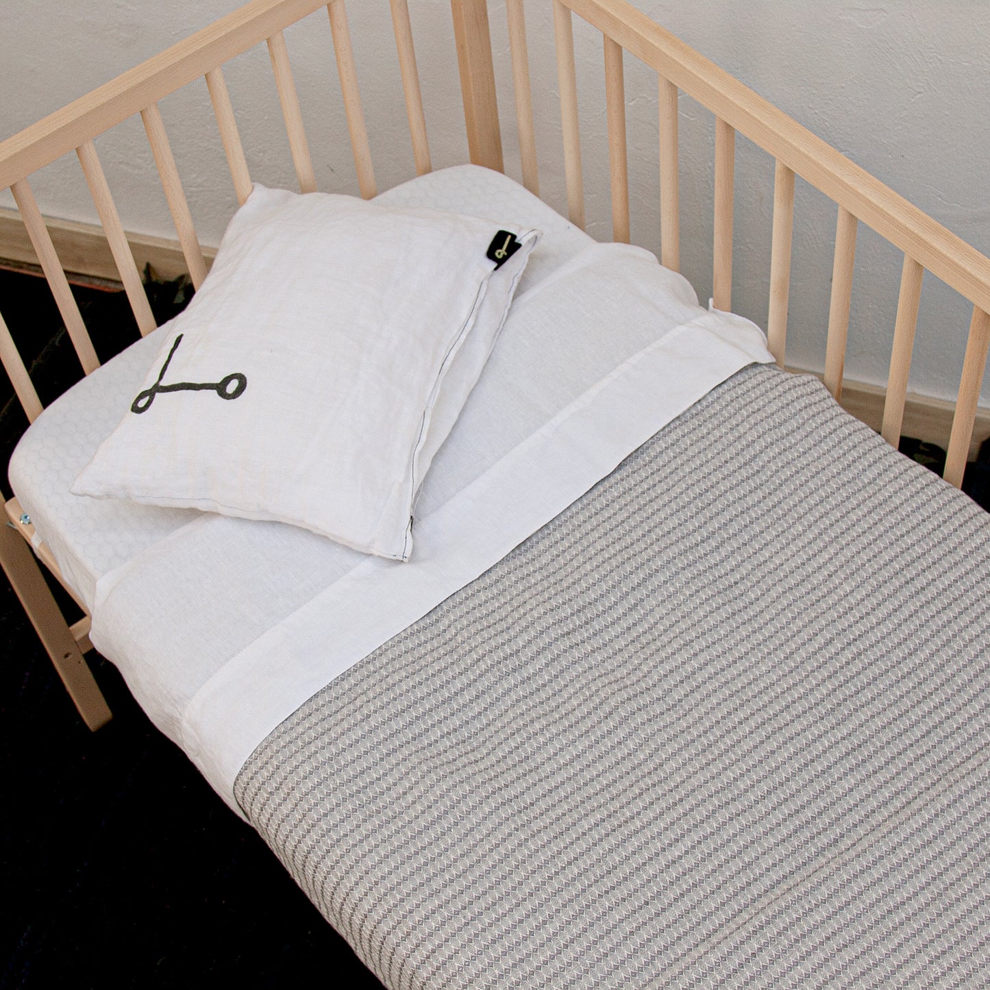 MANTITAS CUNA Y JUNIOR 100% LINO