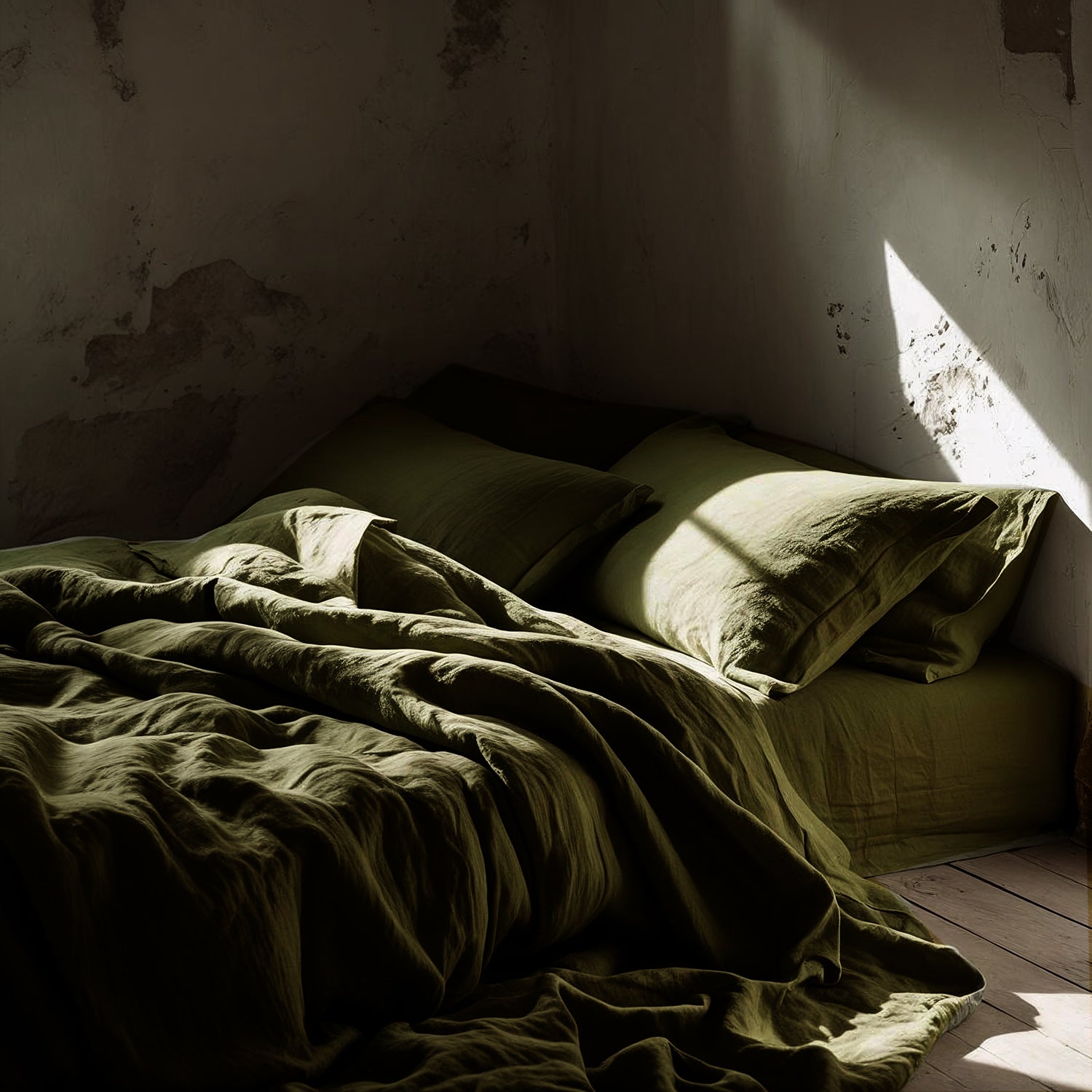 Juego completo lino OLIVE BRANCH-170gr/m2