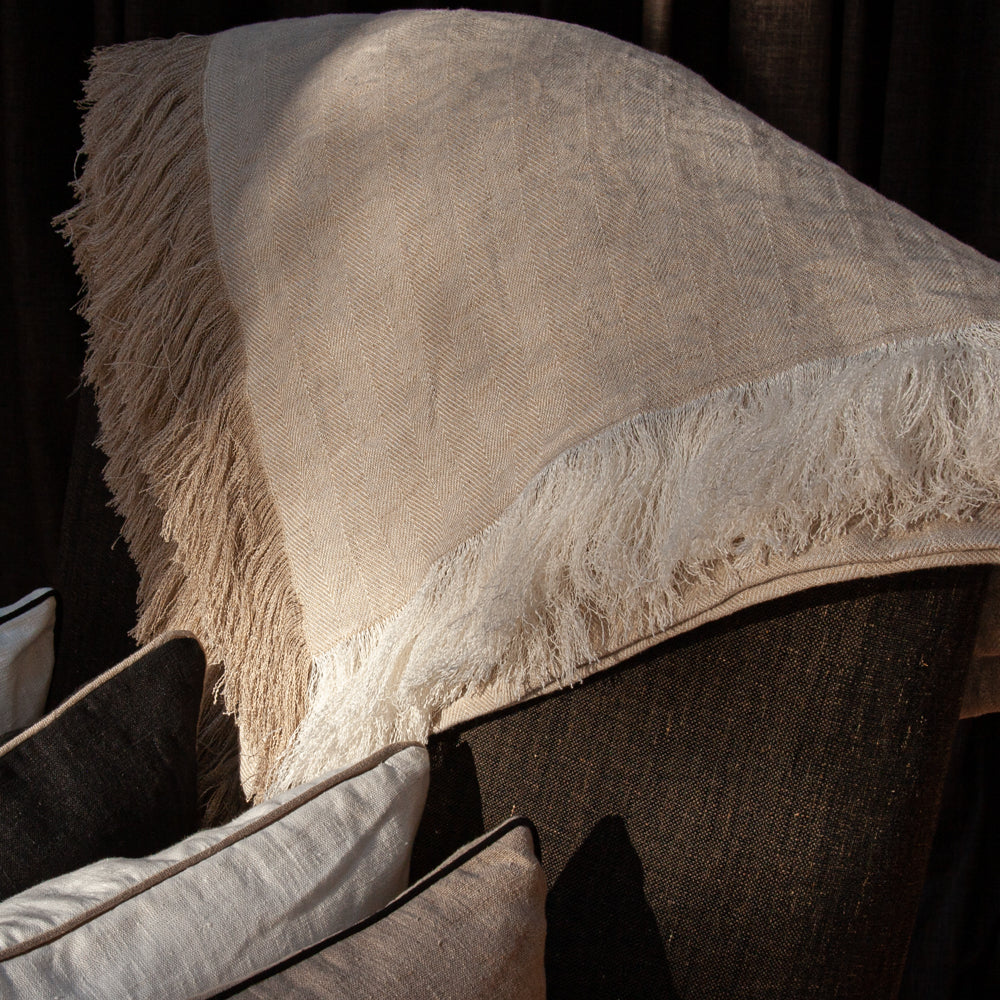 Plaid 100% lino alta resistencia