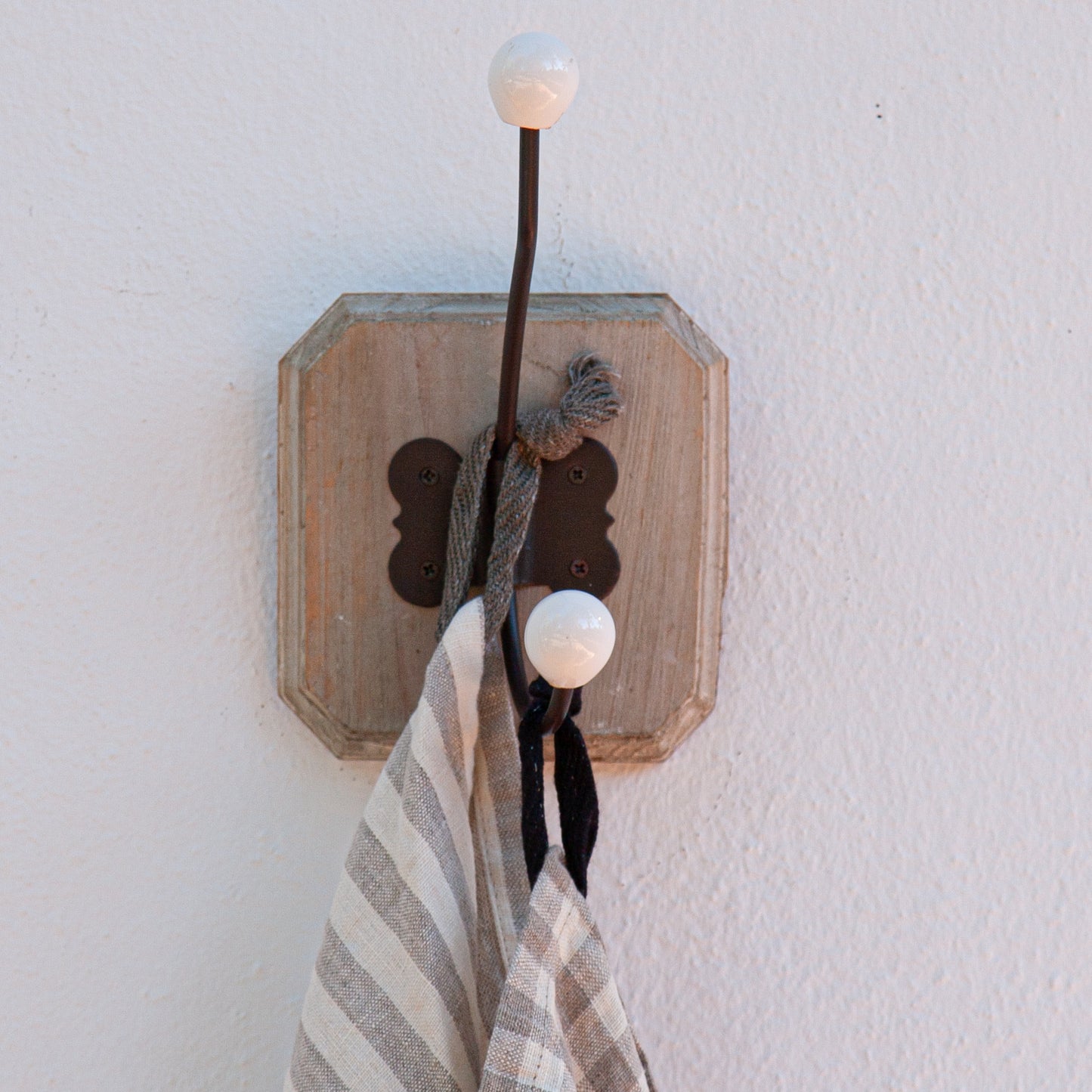 Set de 2 Paños de cocina de lino RAYAS&CUADROS