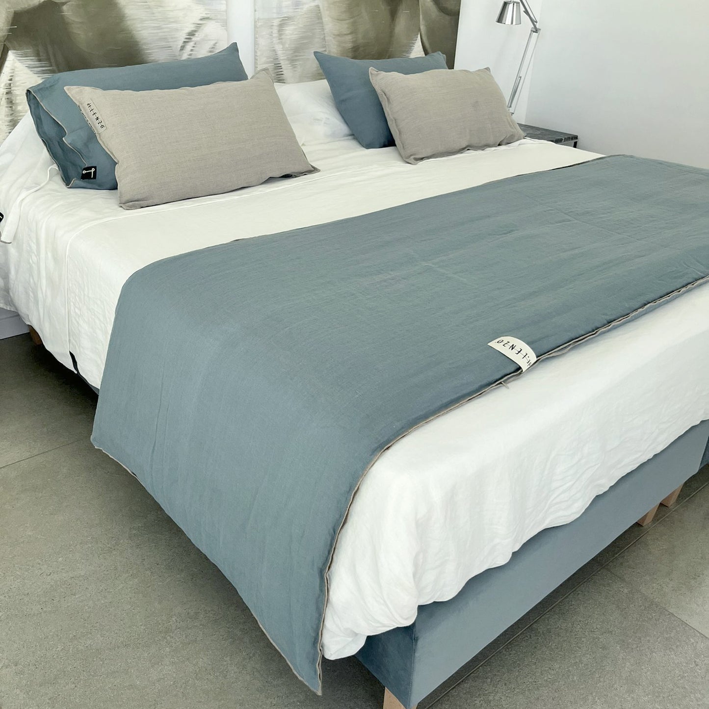 Edredón pie de cama guata de LINO