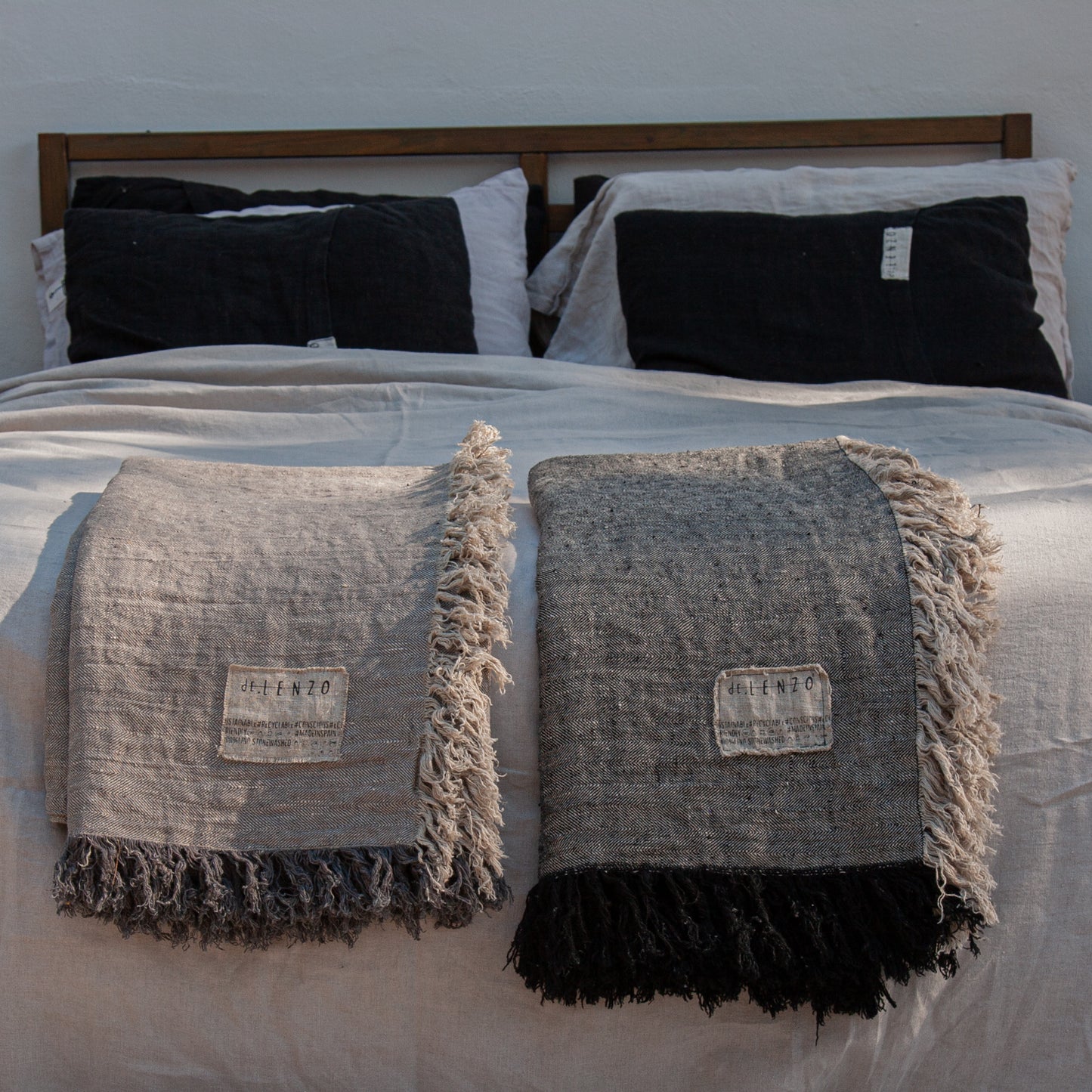 Colchas de lino lavado JAIPUR