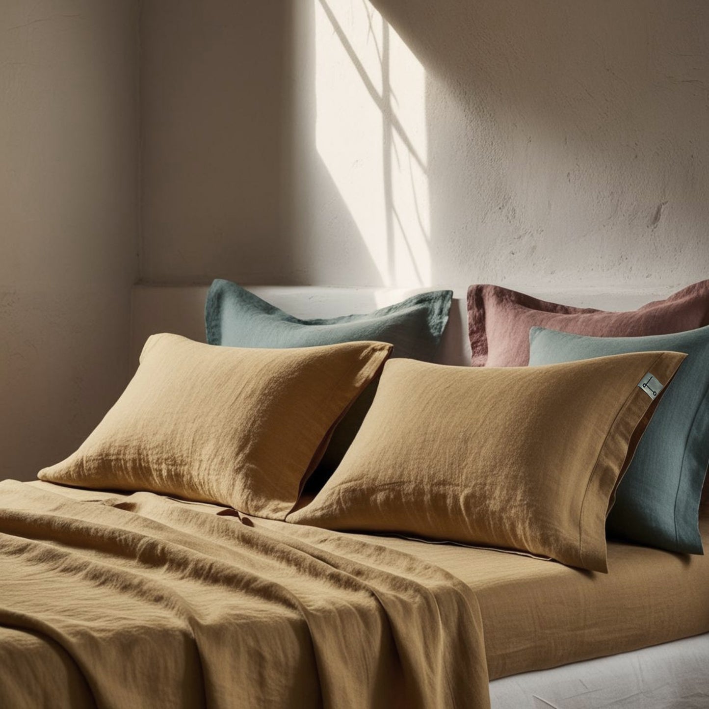 Funda de almohada lino RATÁN-190gr/m2