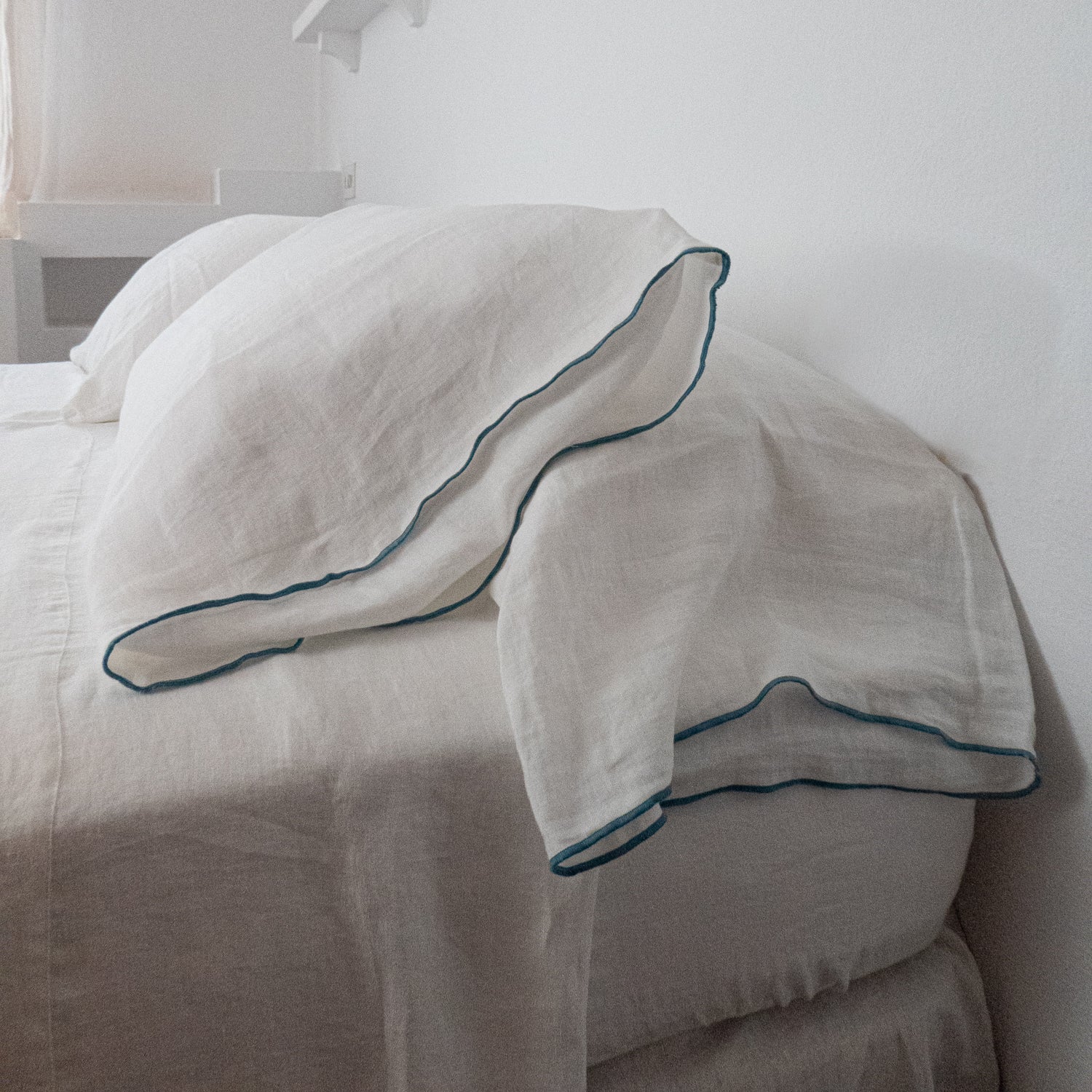 Repulgo de colores para fundas de almohada.