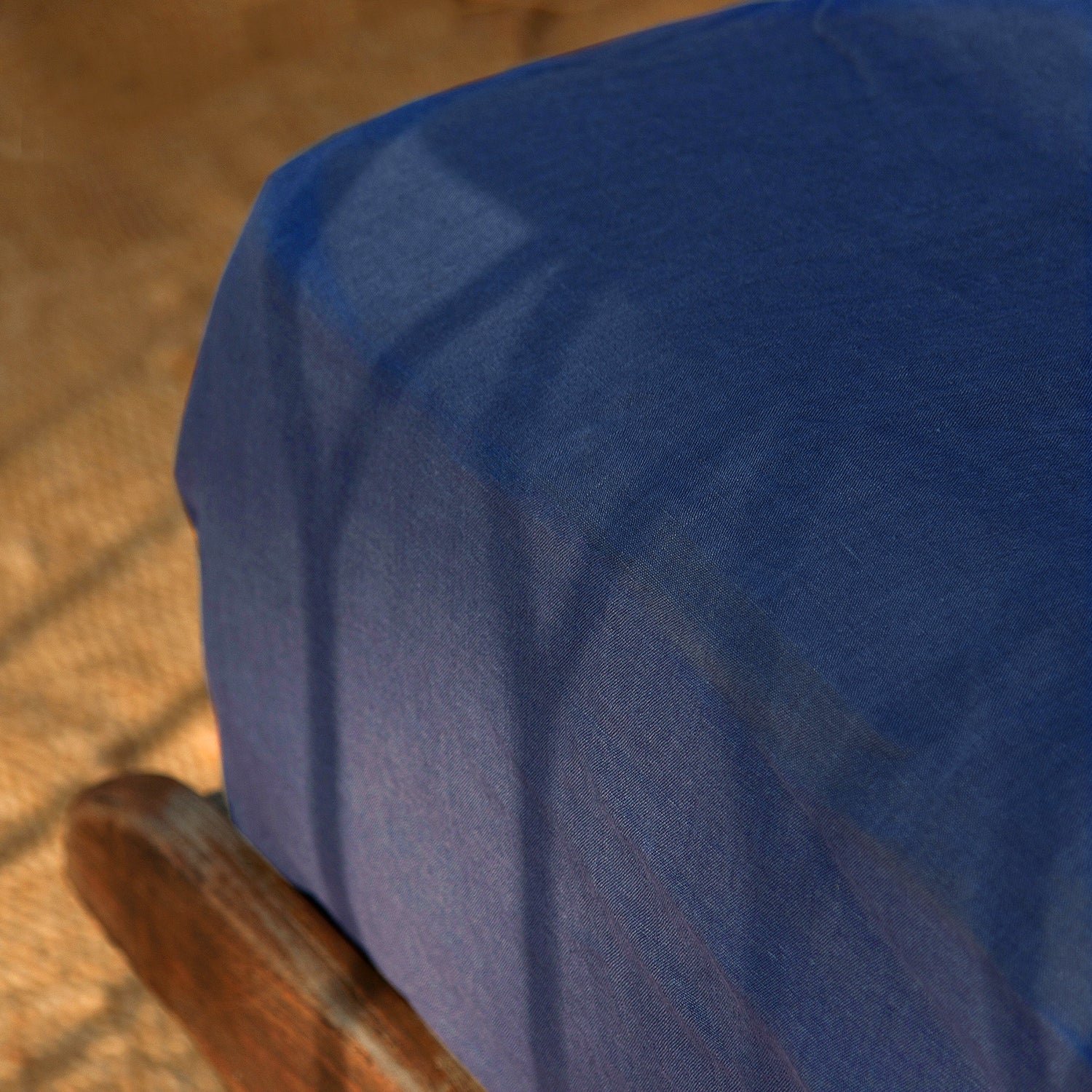 Sábana bajera color AZUL jean-170gr/m2