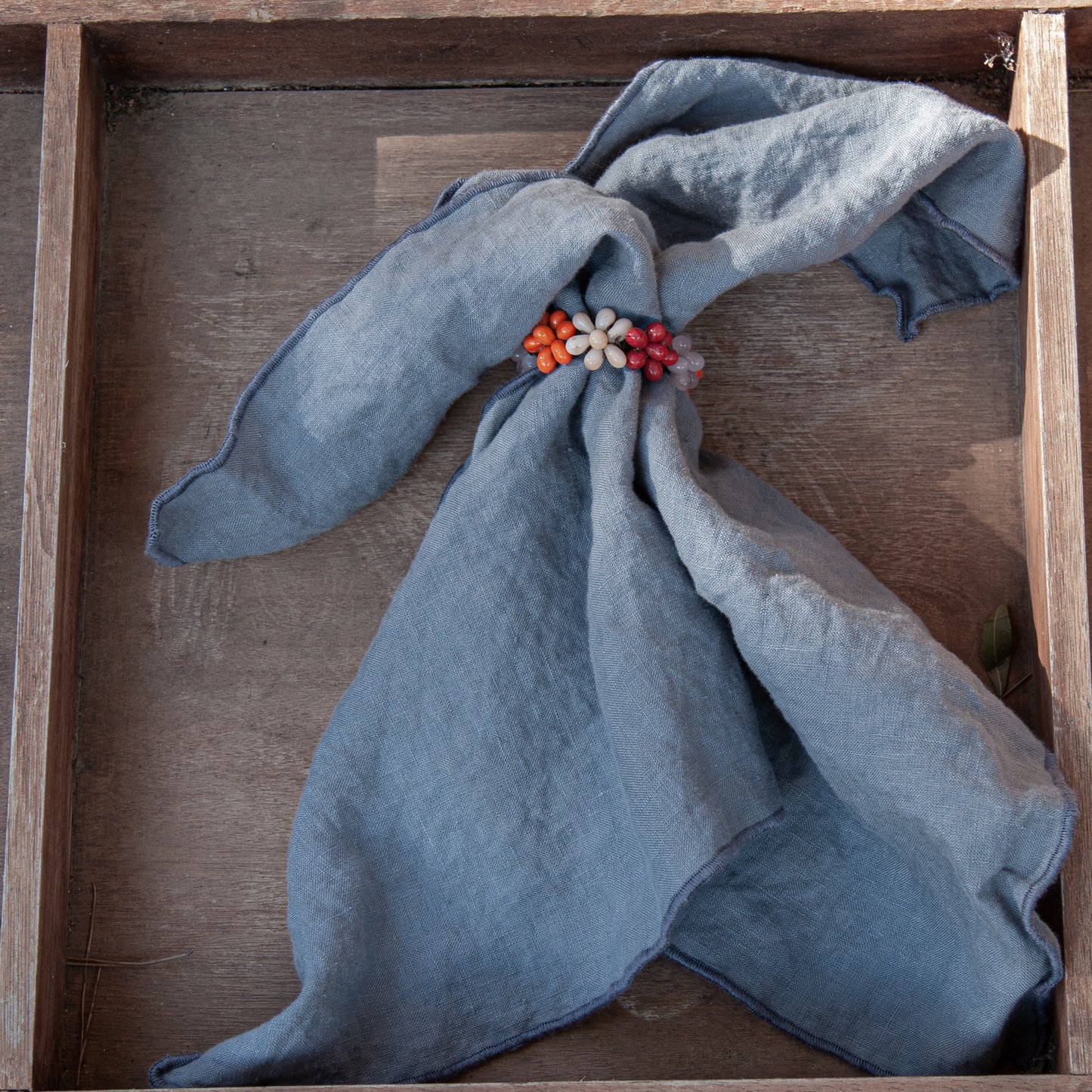 Servilletas de lino con repulgo