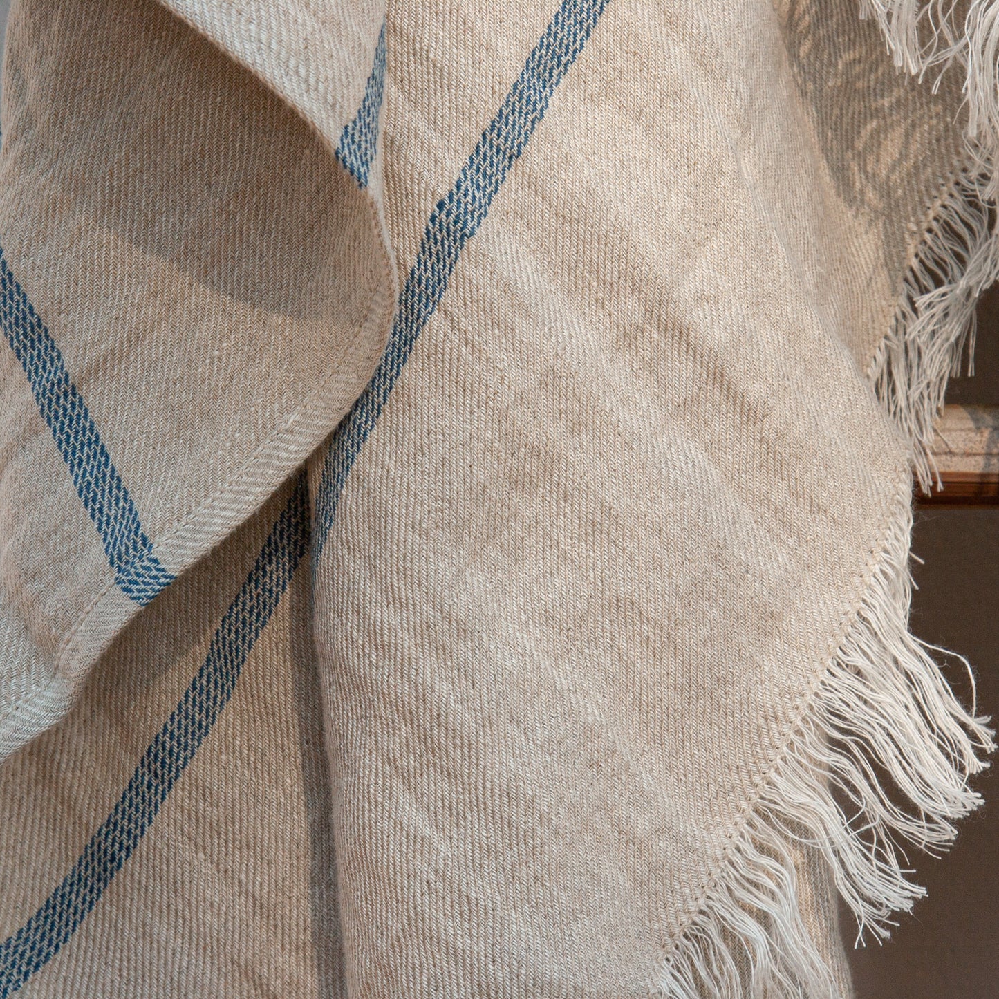 Toallas plaid de lino