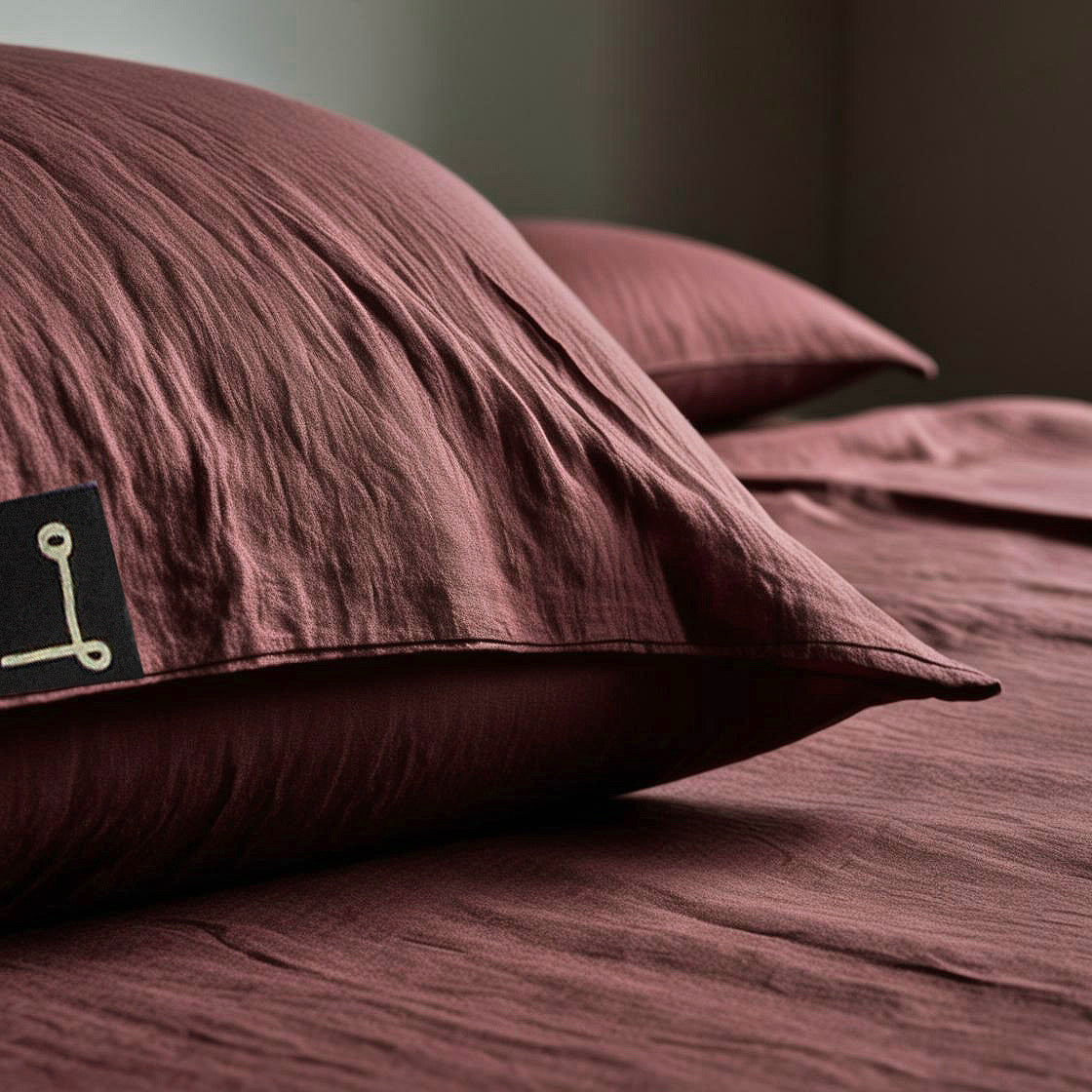 Juego completo lino BURDEOS-190gr/m2