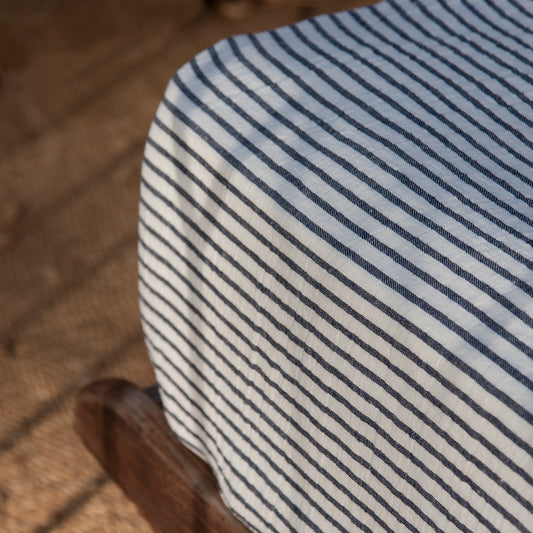 Juego sábanas lino MARINERAS AZULES-234gr/m2