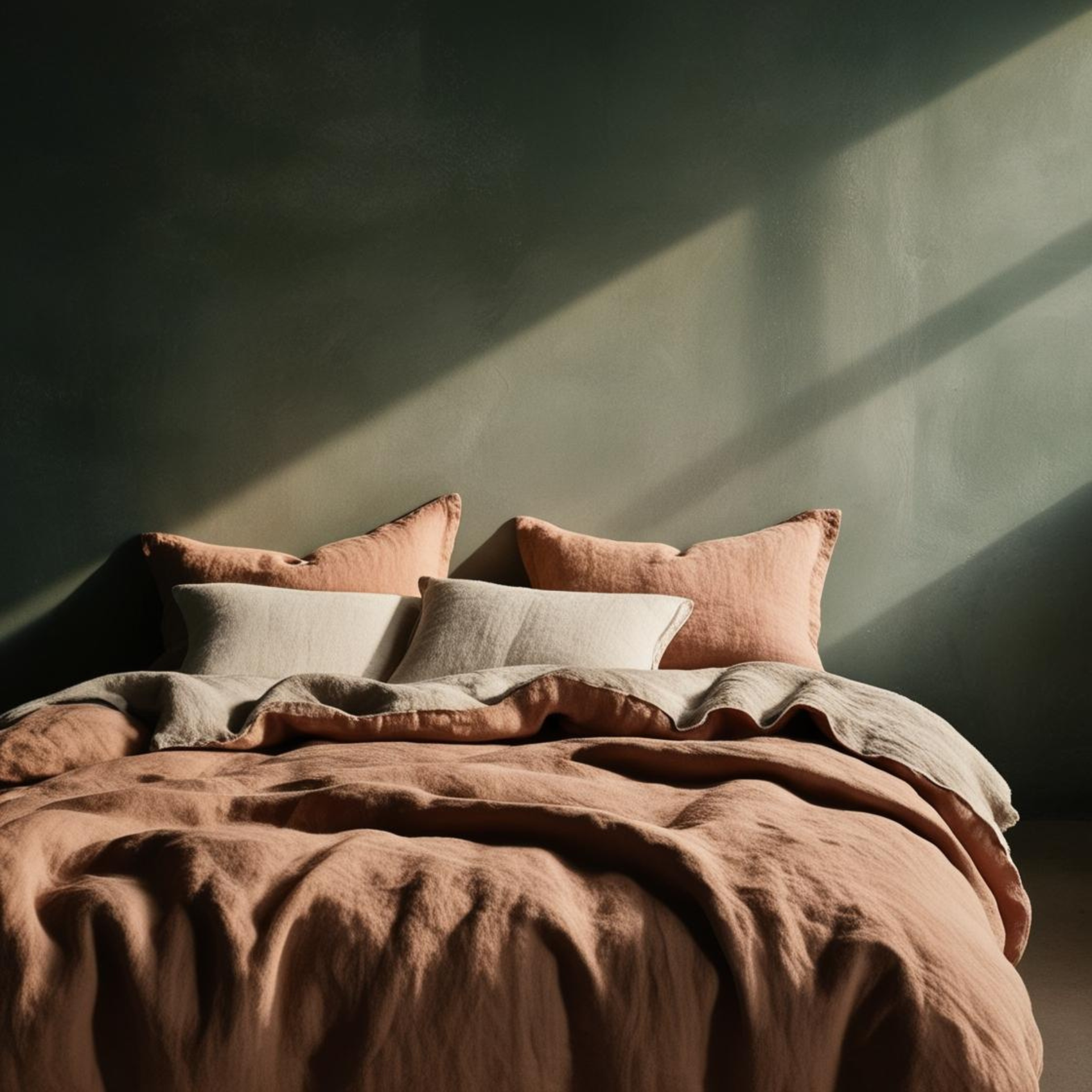 Funda nórdica lino ROSA&NATURAL-170gr/m2