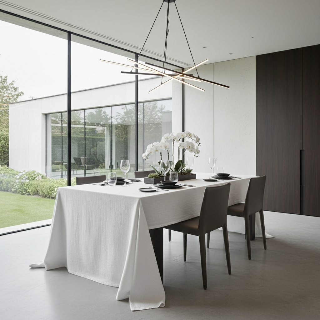 Mantel de lino TRÍPOLI BLANCO-220gr/m2