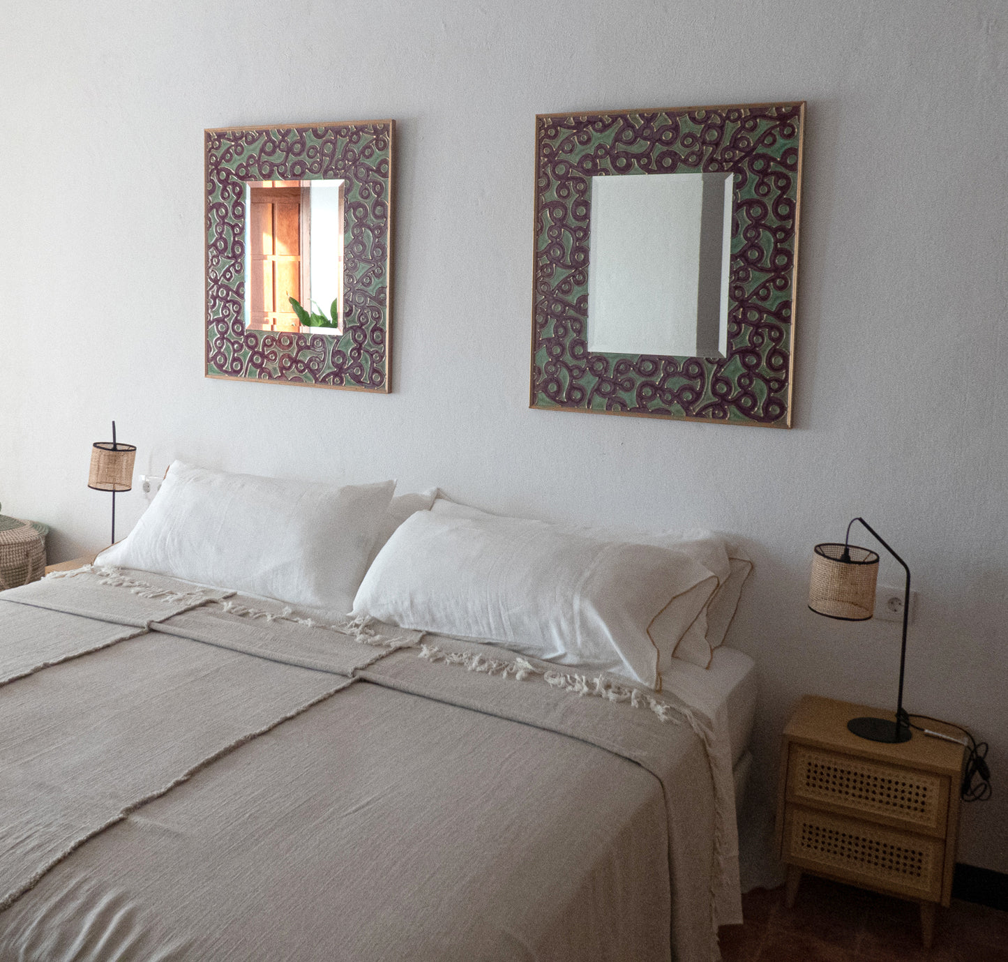 Colchas de lino lavado JAIPUR