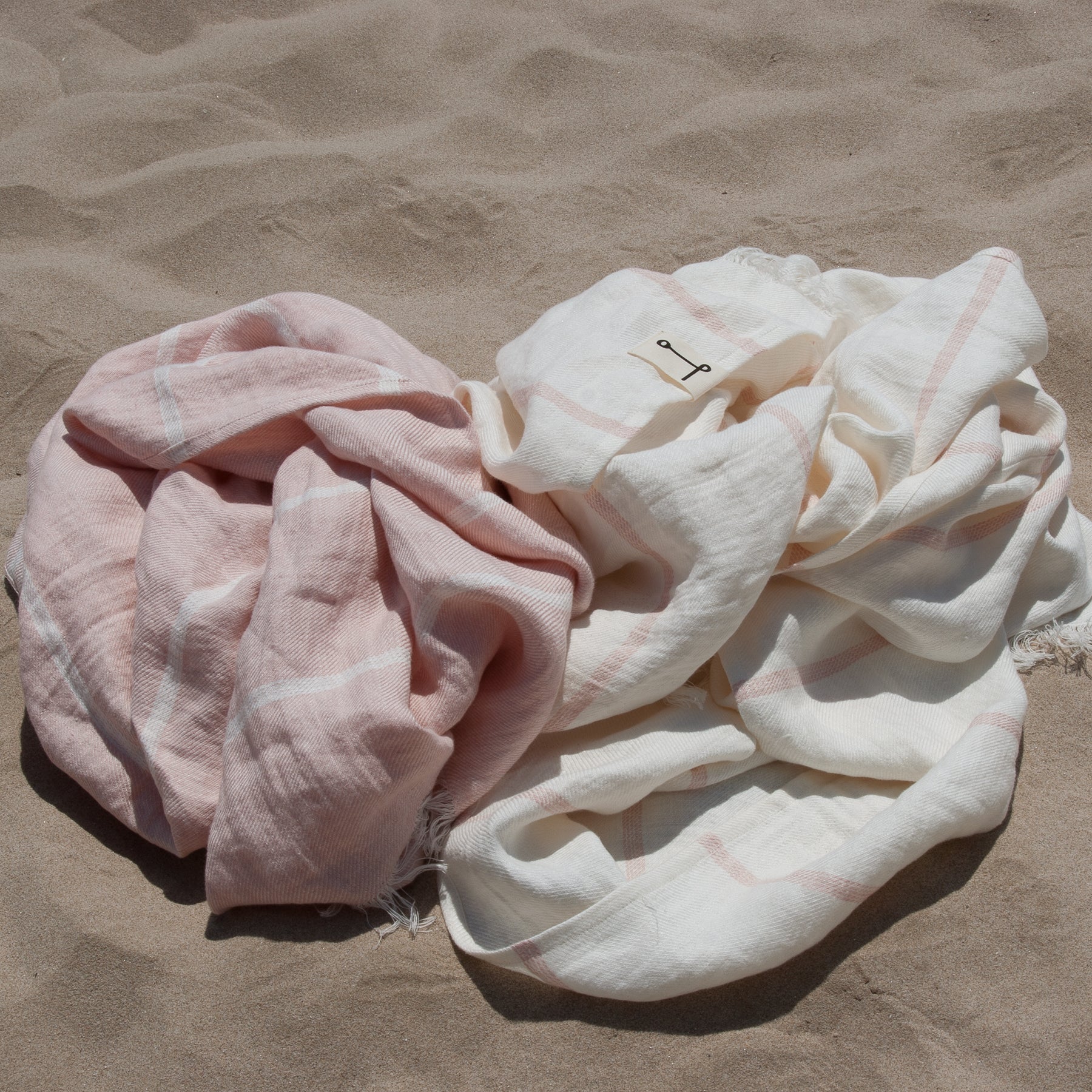 Twin toallas de lino NIKI - dE.LENZO 