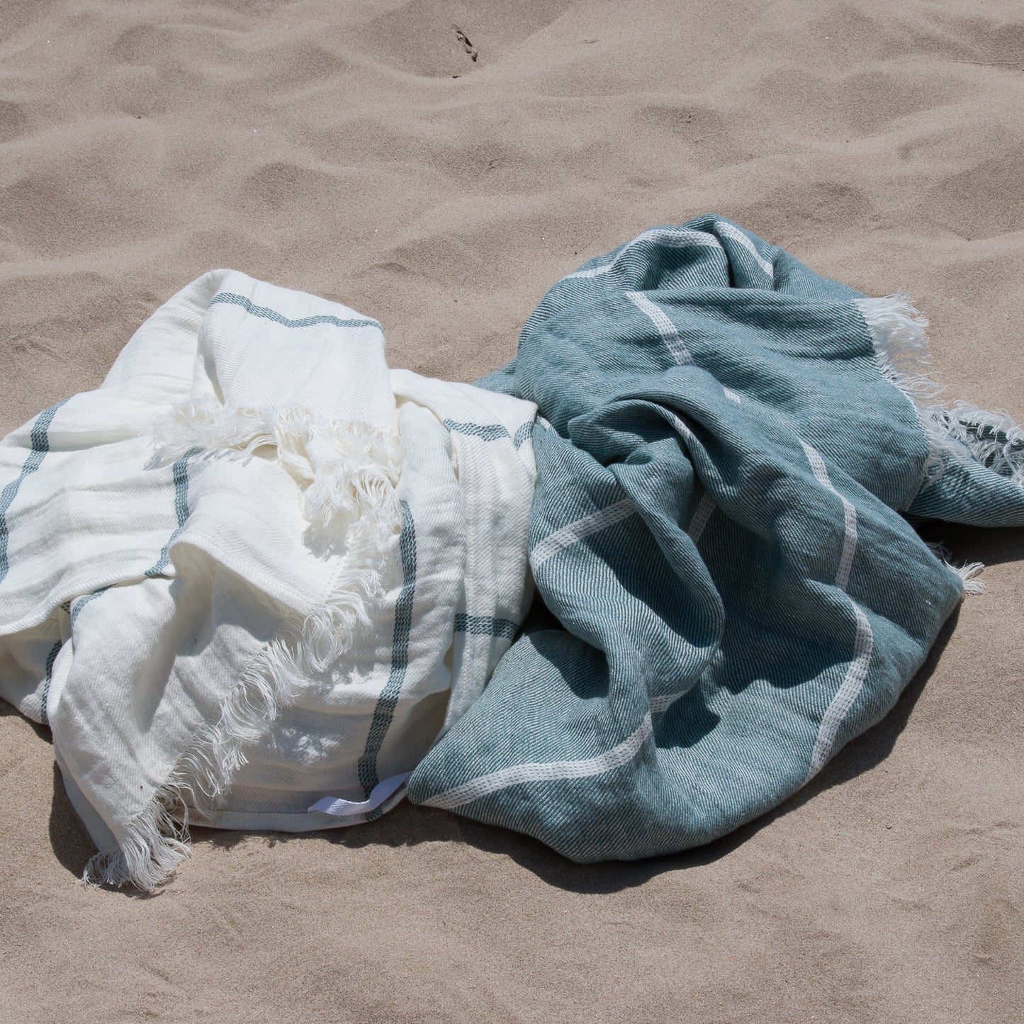 Twin toallas de lino NIKI - dE.LENZO 