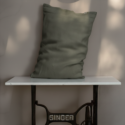 Funda de almohada lino PIEDRA-170gr/m2