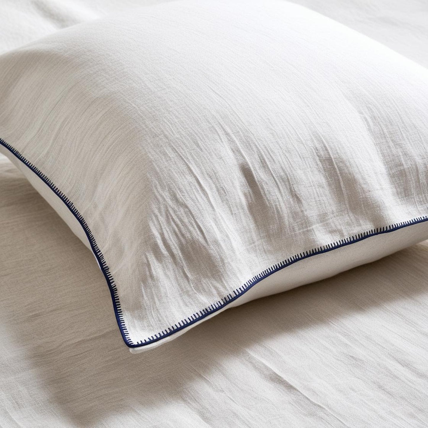 Juego completo lino BLANCO óptico rústico-180gr/m2