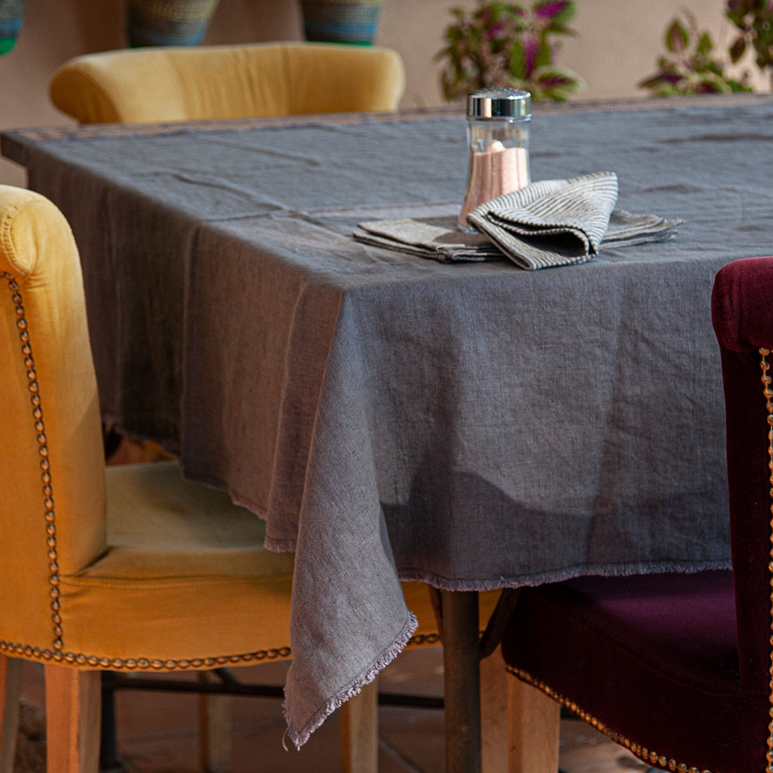 Mantel de lino MARRAKECH - dE.LENZO 