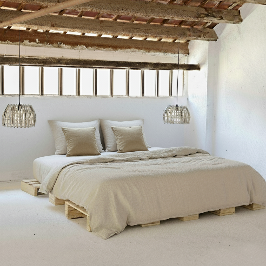 Juego completo lino BEIG-180gr/m2