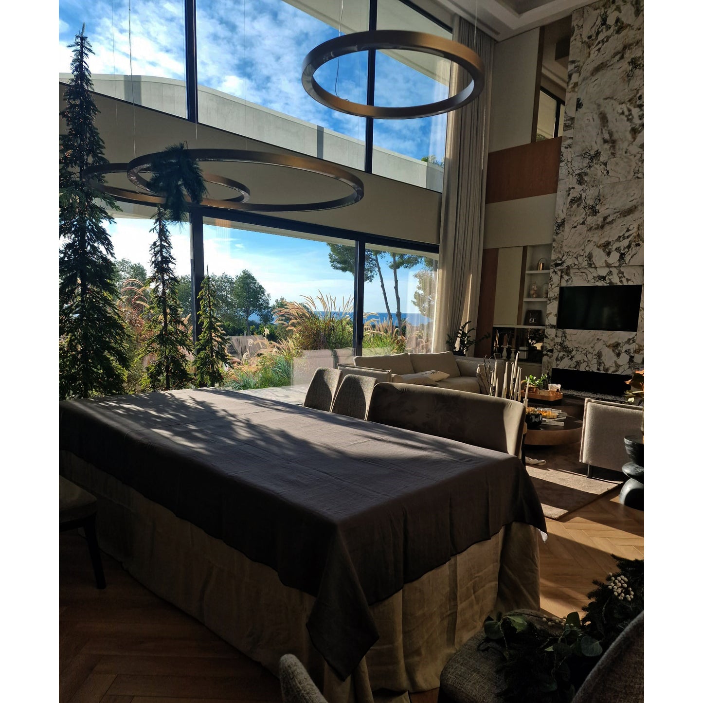 Mantel lino lavado CLÁSICO NATURAL