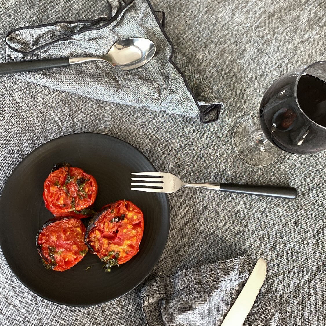 Servilletas de lino GRIS JASPEADO