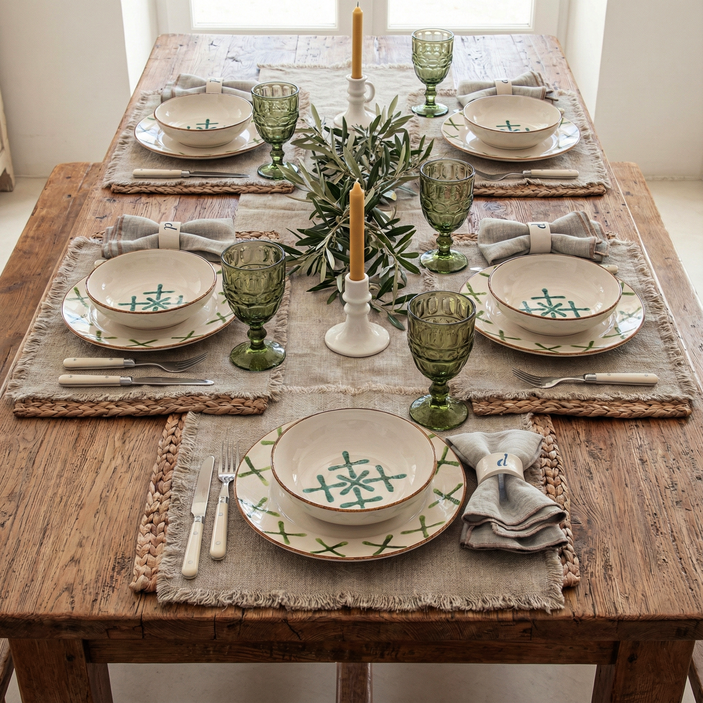 Manteles individuales lino FORMENTERA