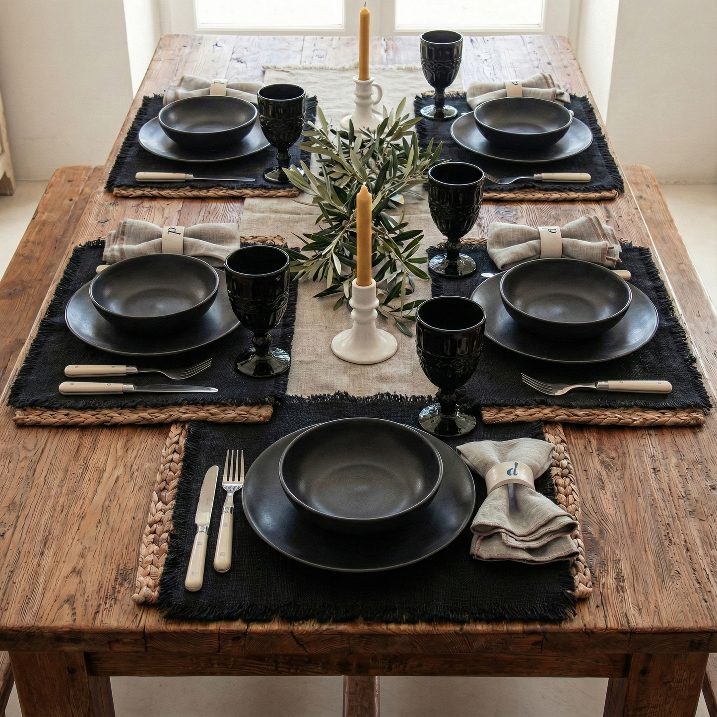 Manteles individuales lino FORMENTERA