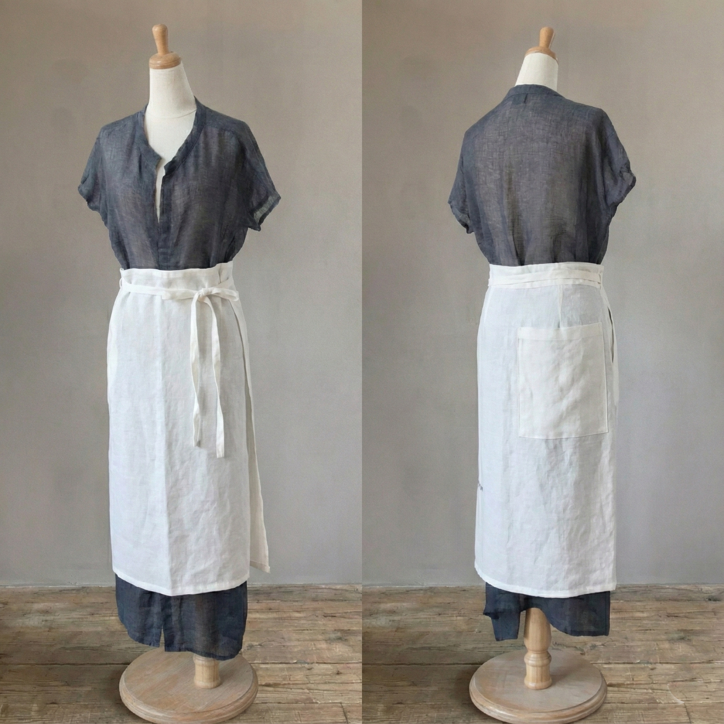 Delantal lino MARRAKECH 270gr/m2