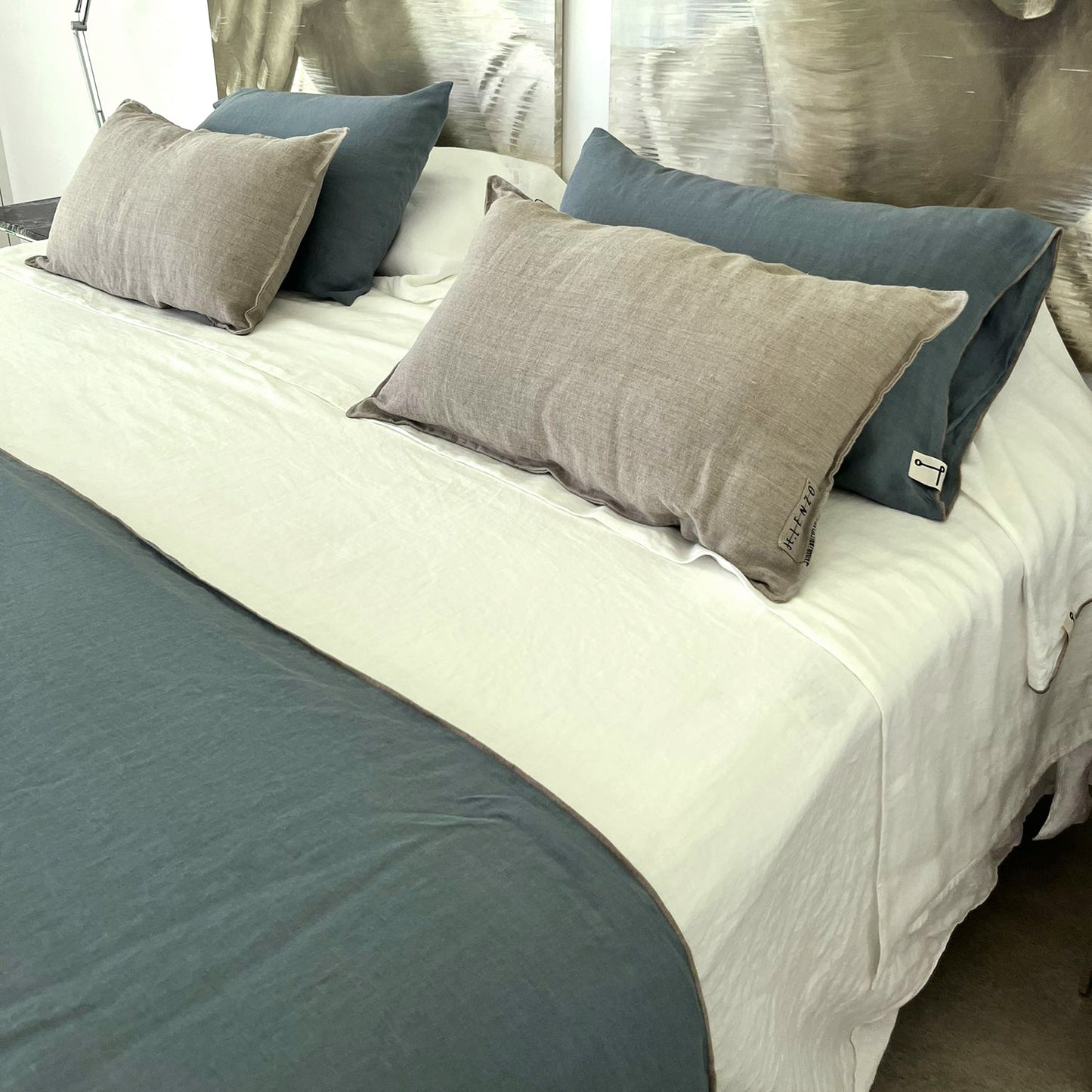 Edredón pie de cama guata de LINO