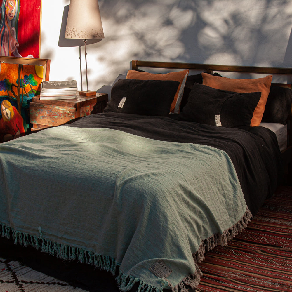 Colchas de lino lavado JAIPUR