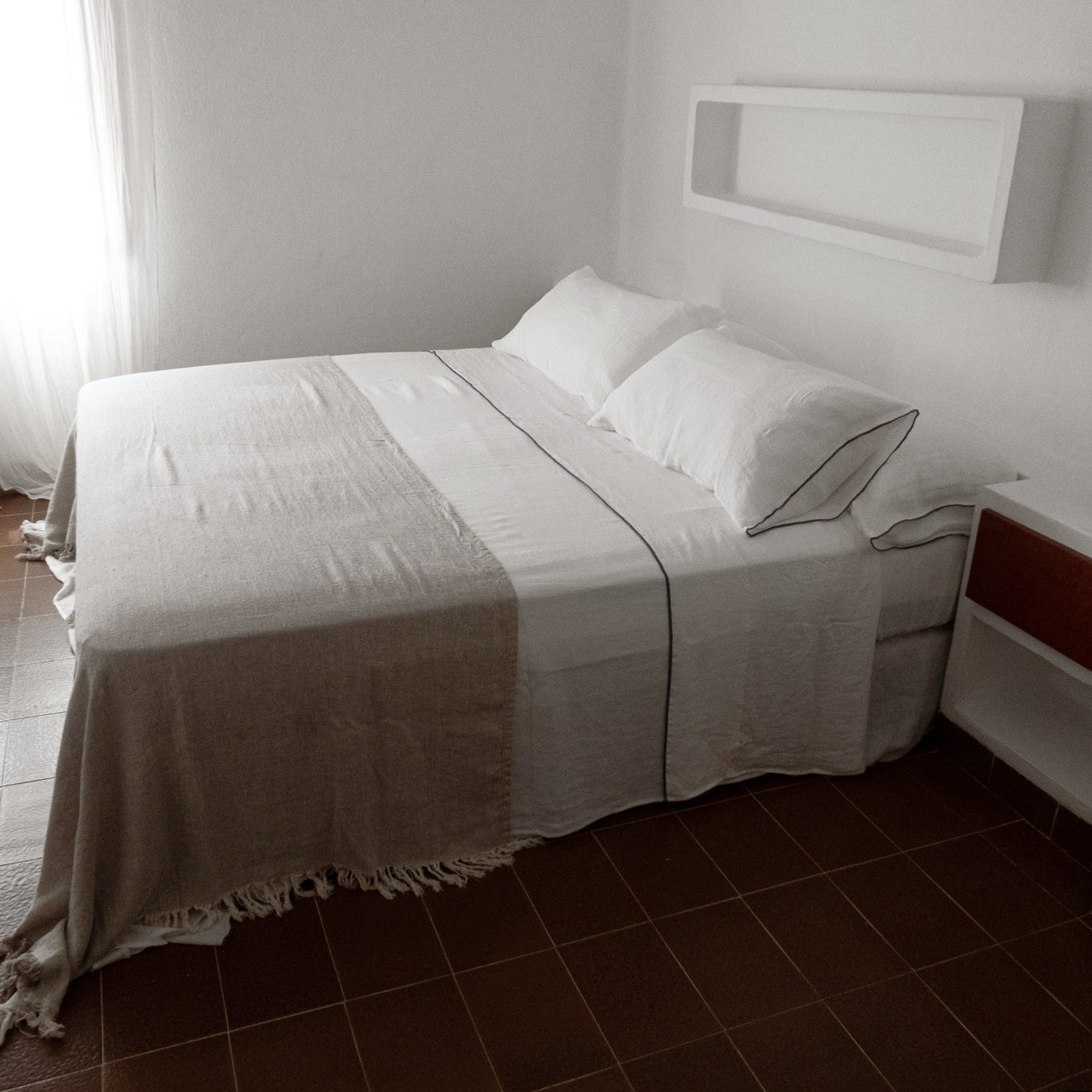 Colchas de lino lavado JAIPUR