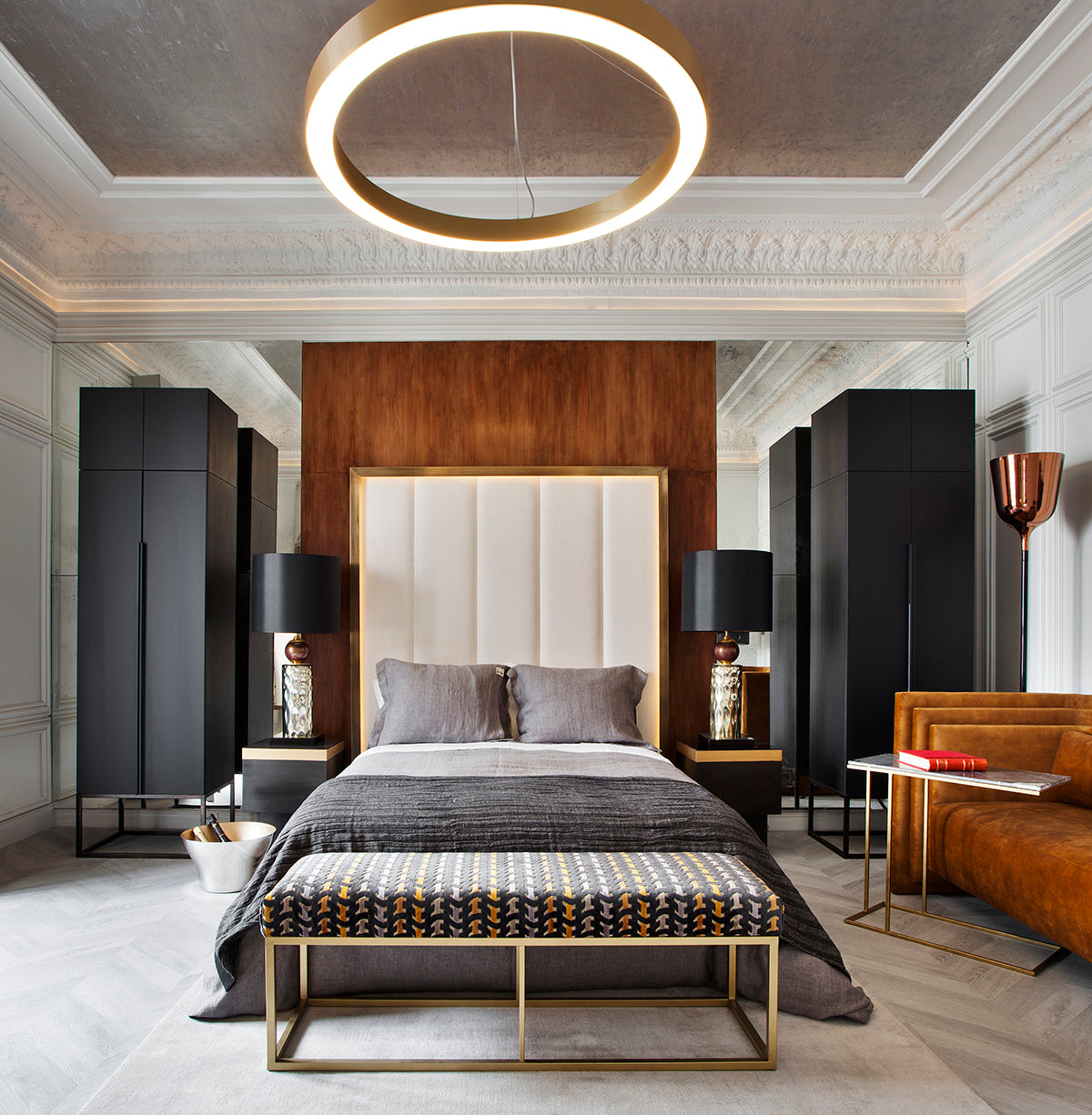 Plaid/Colcha dE.LENZO GRIS