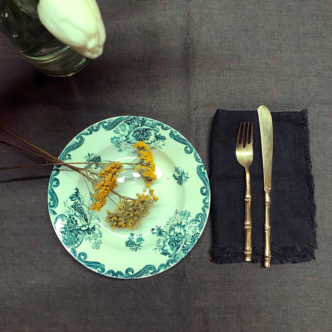 Mantel de lino MARRAKECH - dE.LENZO 