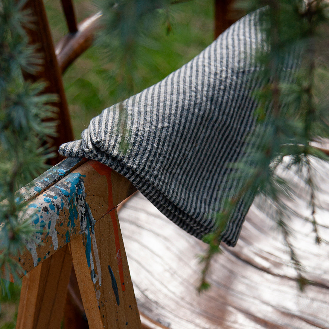 Servilletas de lino STRIPES - dE.LENZO 