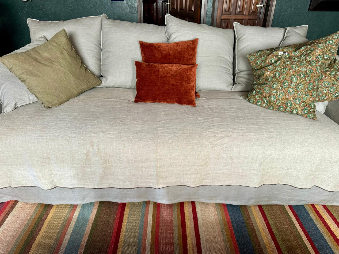 Plaids para SOFÁ de lino lavado CLÁSICO